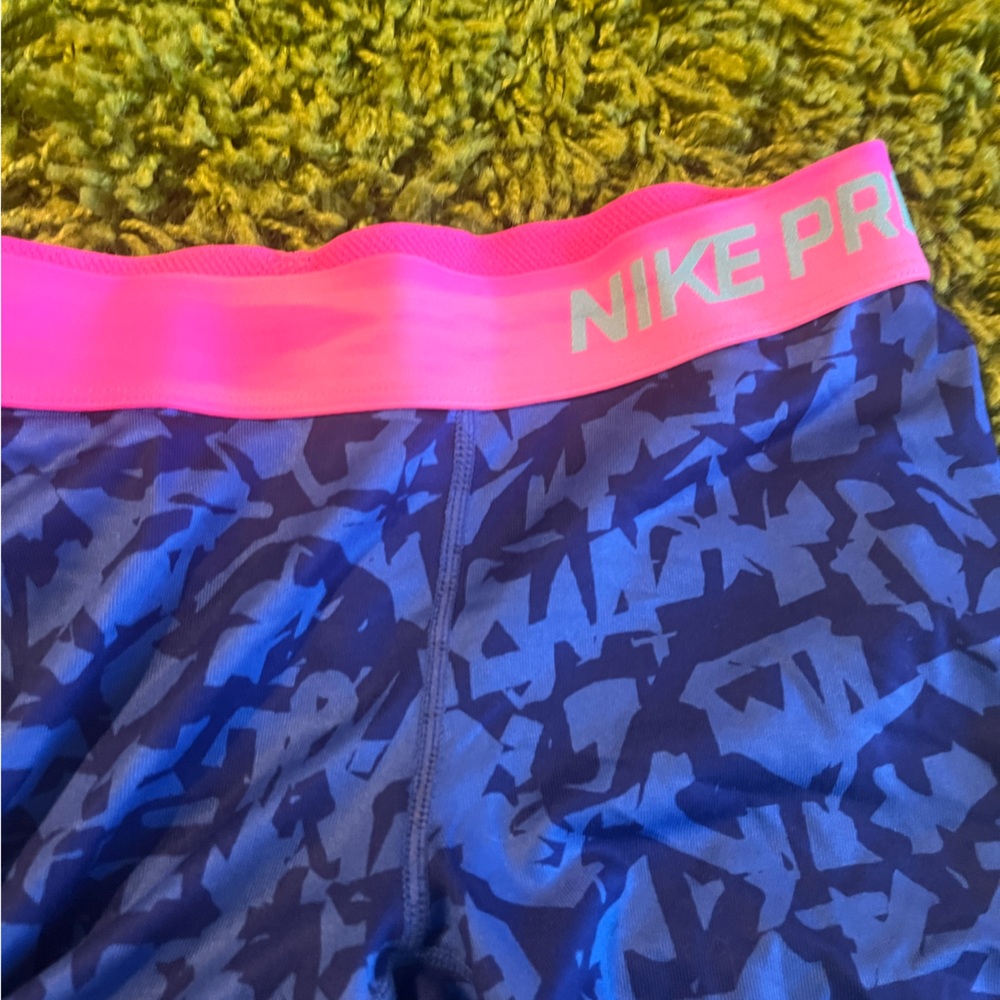 Nike Pro athletic shorts size large girls kids - Picture 2 of 3